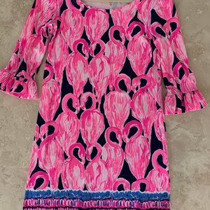 Pink and Navy Lilly Pulitzer Dress - Size XS
